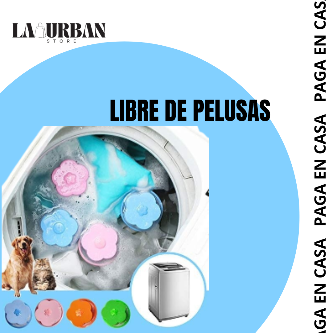 LIBRE DE PELUSA™ -FILTRO  PARA LAVADORA ANTIPELUSA Y PELO DE MASCOTA